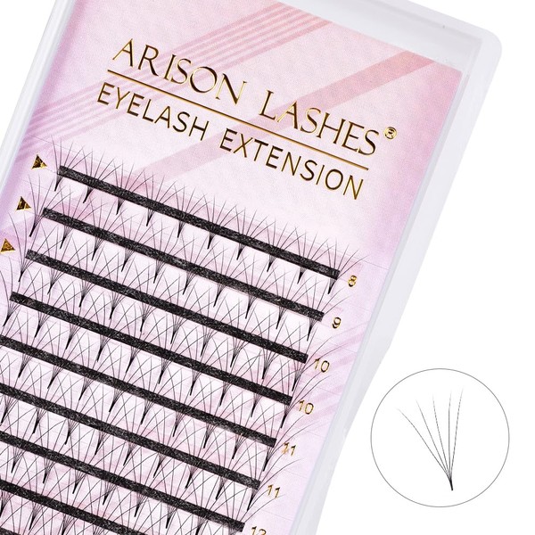 Arison Lashes Premade Lashes Fans False Eyelash Russian Extension Volume