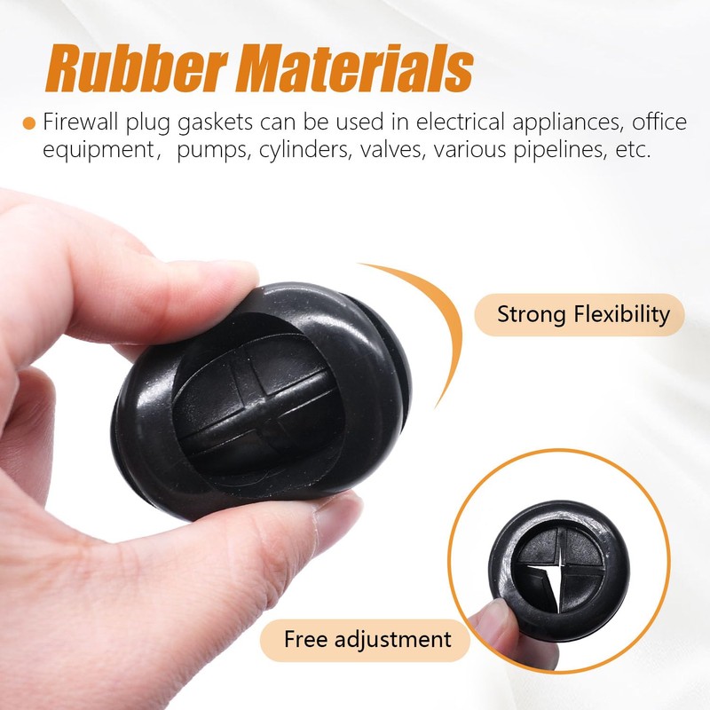 mankk Rubber Grommet Kit Firewall Grommet Wire Grommet Tower Shaped