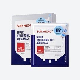Thermedic Neogen Thermedic Super Hyaluronic 100TM Aqua Mask 30g, 10 sheets / 네오젠 써메딕 수퍼 히알루로닉100TM 아쿠아 마스크 30g, 10매입