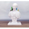 Naturalspring Julius Caesar Pen Holder | Bust Statue Pen Holder