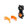 QWORK Pack of 2 Bicycle Light Holders, 360° Rotatable Light
