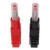 Banana Plugs, 10pcs Black and Red Stackable Banana Plugs Insulated