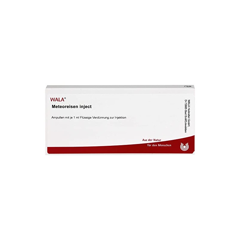 Wala Meteoreisen Inject Liquid Dilution Pack of 10 Ampoules