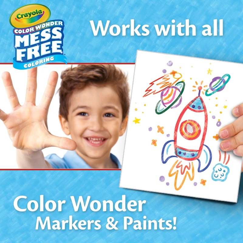 Crayola Color Wonder Mess Free Coloring Pages (50ct), Create Your