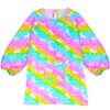 Fiodrimy - Delantal impermeable para niñas y niños, Arcoíris Unicornio,