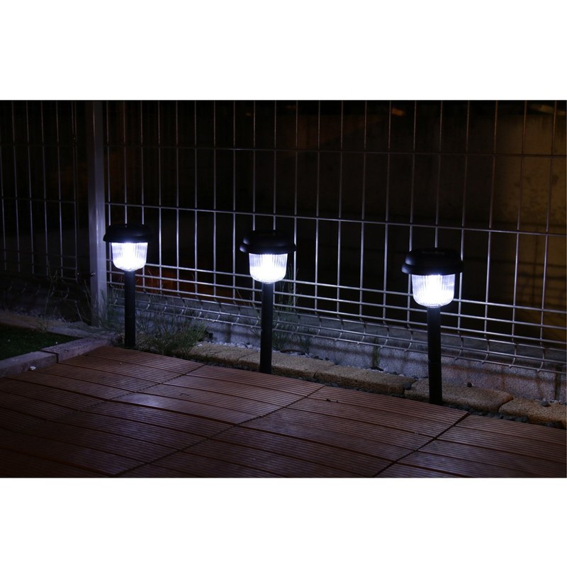 Iris Ohyama GSL-P1W Garden Light, Solar Light, Garden, White