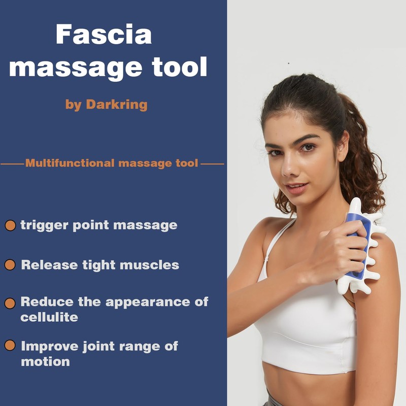 DARKRING Stainless Steel & Engineering Plastic Facial Massage Tool Set