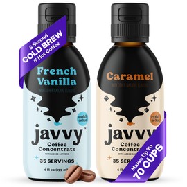 Coffee Concentrate Bundles - Cold Brew Coffee, Perfect for Hot or Iced Instant Coffees, Hot Drinks, Cold Brew Concentrate - French Vanilla & Caramel