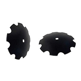 2 of 22" Notched Disc Harrow Blade 1-1/8" x 1-1/4" Square 6 Gauge 5 MM Thick Farmer Bob's Parts N226118114