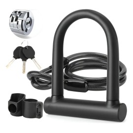 Candado Para Bicicleta Y Moto Con Contra Agua Acero Cadena
