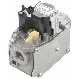 White-Rodgers 36J24-214 Series 36J Slow Opening Single Stage Natural/Lp Gas Valve, 1/2" x 1/2" Pipe, -40 Degree - 175 Degree F Temperature Range, 24Vac