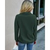 PRETTYGARDEN Women's Casual Long Sleeve Lapel Zipper Sweatshirt Drawstring Loose