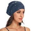 ElliTarr - Gorro de satén con forro para dormir para