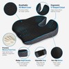 Memory Foam Car Seat Cushion for Driving – Wedge Height