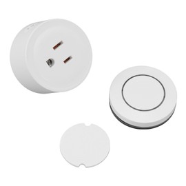 Mini Remote Control Outlet Plug Adapter 164ft Range Wireless Light Switch for Home  3 Plug 100‑240V