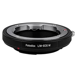 Fotodiox Pro Lens Mount Adapter - Leica M Rangefinder Lens to Canon EF-M Camera Body Adapter, fits EOS M Digital Mirrorless Camera
