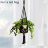 Outdoor Plant Hanger Macrame – Boho Macrame Plant Hanger For