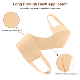 Self Tanner Back Applicator - Back Tanning Applicator for Easy Self Tan Back Applicator Application, Back Applicator for Self Tanning, Lotion, Cream & Moisturizer for Smooth Coverage