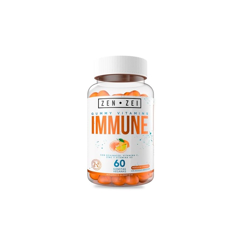 ZENZEI | IMMUNE SUPPORT | 60 Gomitas 100% Veganas —