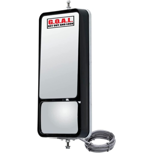 Goal 4" x 2" Mirror Stickers for semi Trucks Cars