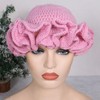 ROYALEAD Handmade Crochet Bucket Hat for Woman Teen Outdoor Commute