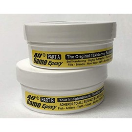 All Game Epoxy - 1.5 lb. Unit - Sculpting & Modeling Epoxy Putty Taxidermy Antler Art Crafts Deer Fish Carving - All-Game - Filler Restoration Reptiles Mammals Birds