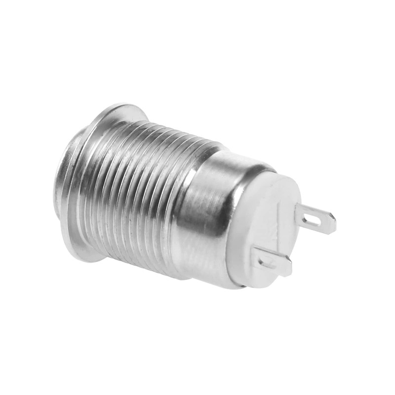 eMagTech 5PCS Momentary Push Button Switch On Off Stainless Steel