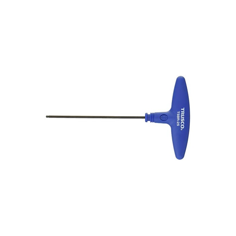 TRUSCO T-shaped Ball Point Hex Key Wrench 0.1 inch (2.5