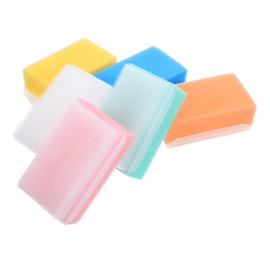 FRCOLOR 6pcs Bath Sensory Brushes Set Tactile Stimulation Bath Sponges for Soft Scalp Scrubber for Bathing and Massage for Sensory Development
