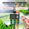 VEVOR Water Timer, 3 Outlets, Hose Watering Sprinkler Timer, with