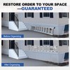 Ladder Rack for Trailer, Side Mount Trailer Ladder Rack with