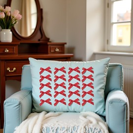 20pcs Red Ribbon Hair Bows & Barrettes - Mini Bow Hairpins & Alligator Clips for Girls, Toddlers & Women