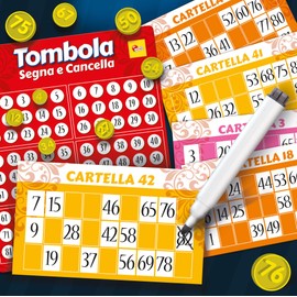 Liscianigiochi 56996 Ludoteca Tombola Sign and Eraser, Multi-Colour, 6 Years +