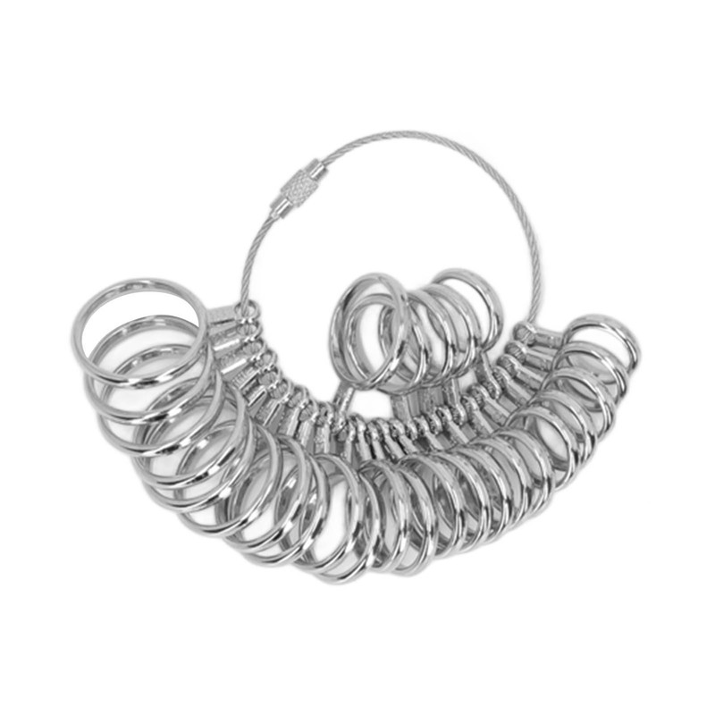 Ring Sizer Measuring Tool Mandrel Gauge Jewelry Hammer Measurement Maker