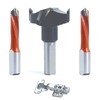 Akylintools 2Pcs Brad Point Boring Bit Dowel Drill Bits 8mm