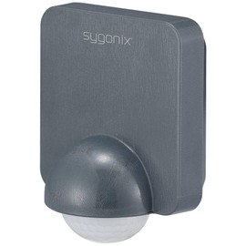Sygonix SY-5836536 Wall PIR Motion Sensor 360° Relay Dark Grey IP54