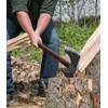 WICING Splitting Axe, 23.6 Inch Double Bit Axe, Beech Handle