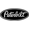 36" Wide Peterbilt in Black Diesel Tractor Truck Decal Sticker
