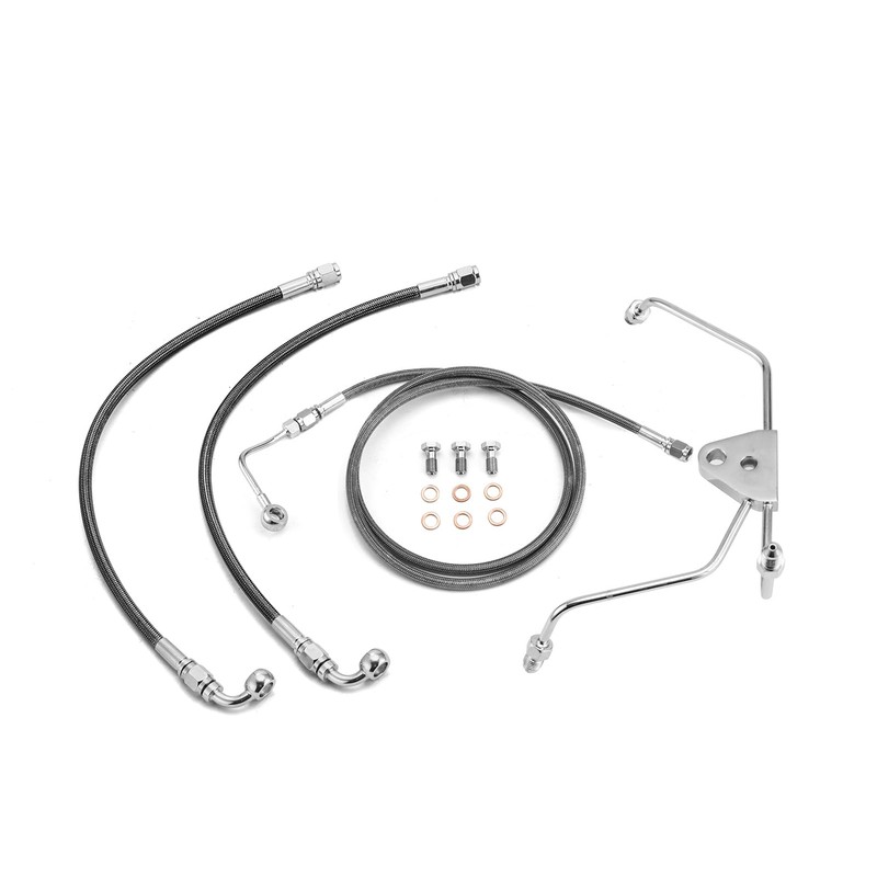 Mofun 76.7" Extended Length ABS Hydraulic Front Brake Line Compatible