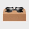 SIROKO - Bronx Metal Sunglasses - Black, Black, One Size,