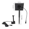 Solar Powered Water Pump Kit Powerful Jet Watering Pond Pump