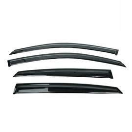 Window Visor Fit H0nda Civic Coupe 2-Door 2016 2017 2018 2019 2020, Rain Guard Side Window Vent Deflectors,Dark Smoke Tape-On Style 4PCS