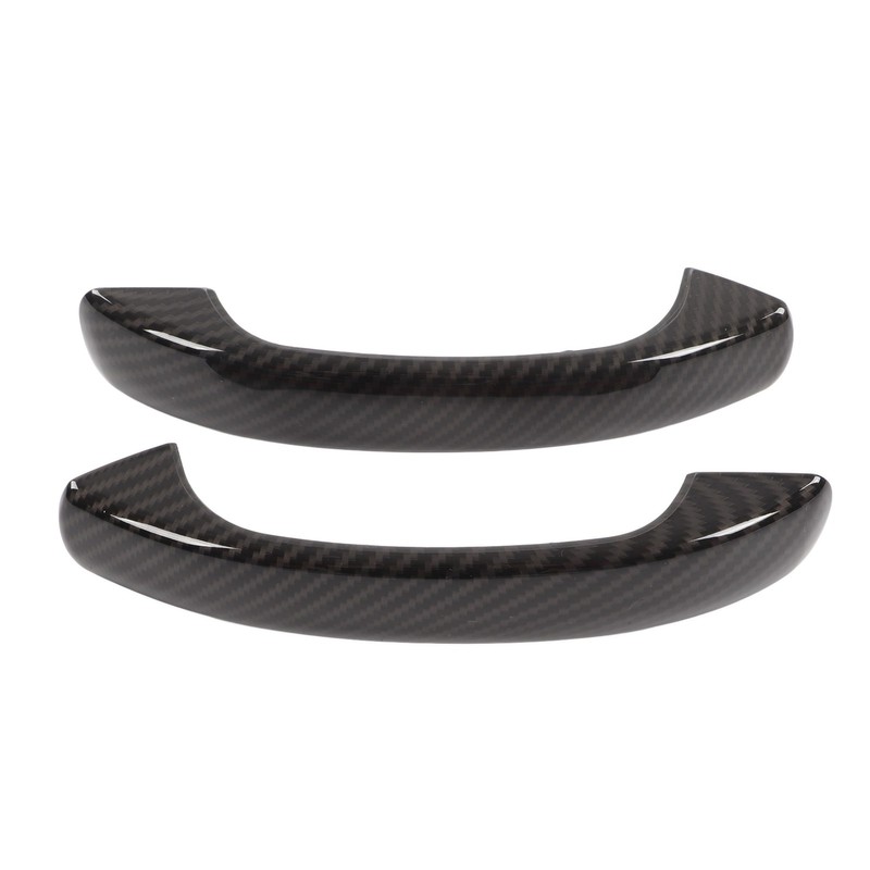 Car Exterior Door Handle Cover Carbon Fiber Style Replacement for
