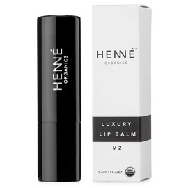 Henné Organics Luxury Lip Balm V2 - Natural and Organic Moisturizer - 0.15 Ounce Stick