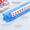 4-Pack Clear Mahjong Racks & Pushers for Game Night –