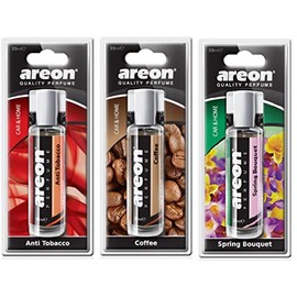Areon CAR Perfume 35 ml I Car & Home Air Freshener Spray I I MIXED Scents I (Pack of 3)