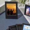 SOFPLATE 6 Pack 2X3 Inch Black Plastic Picture Frame Mini
