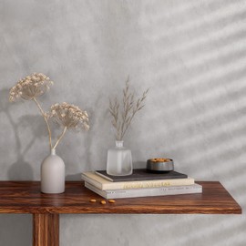 Gray-Beige Limewash Wallpaper Peel and Stick 16'' x 354'' Silver Plaster Concrete Contact Paper Self Adhesive Waterproof Beige Matte Limestone Textured PVC Removable Vinyl for Bedroom Kitchen Bathroom