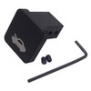 imUfer Hood Latch Release Handle Cable Repair Kit Billet Aluminum for CRV 1997-2006,Element 2003-2011,Ridgeline 2006-2014,Civic 1996-2011(Black)