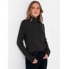 ANRABESS Womens Turtleneck Long Sleeve Sweater Tops Casual Soft Knit